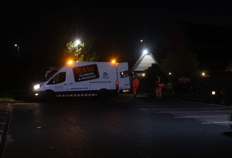 Raw Van at Night